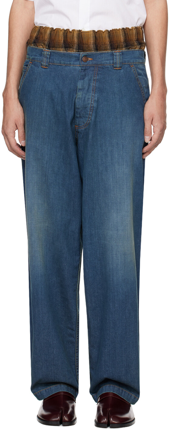 

Синие джинсы Americana Maison Margiela