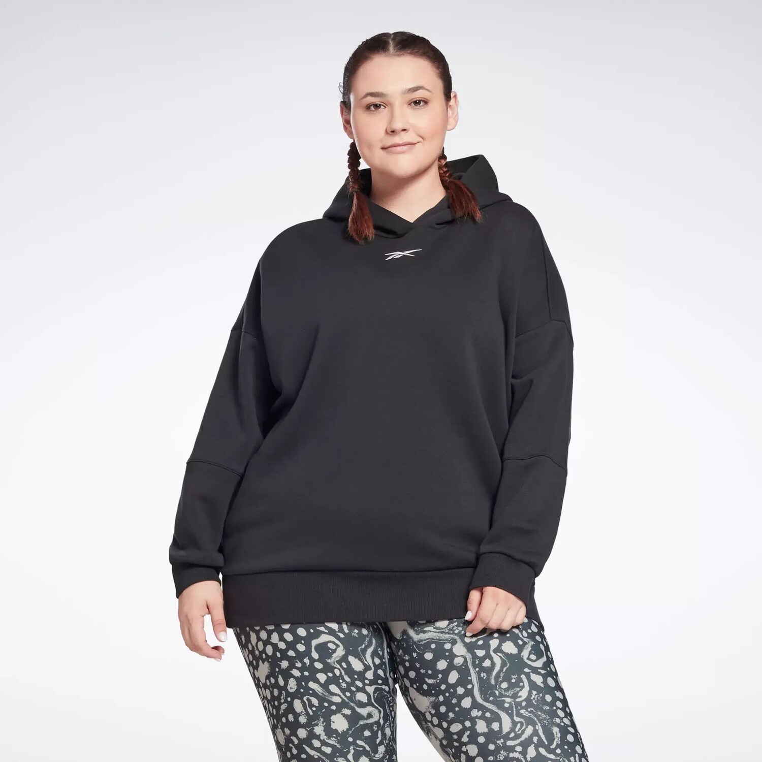 

Толстовка Lux Oversized (большие размеры) Reebok, черный