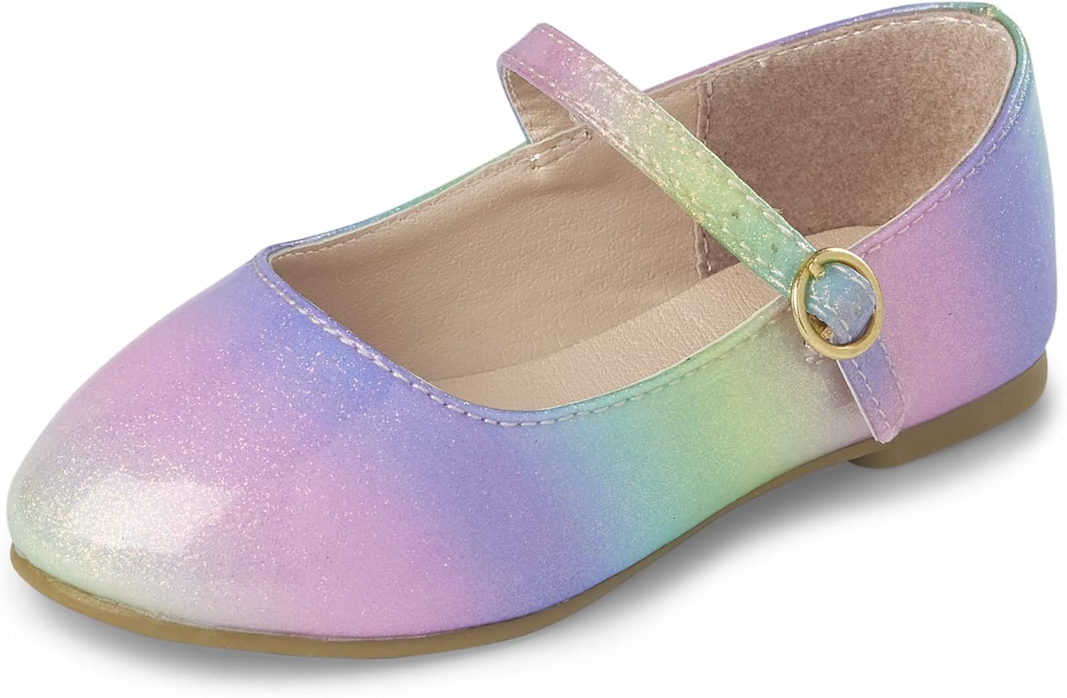 Балетки с закрытым носком для девочек и малышей от The Children's Place, Rainbow Ombre