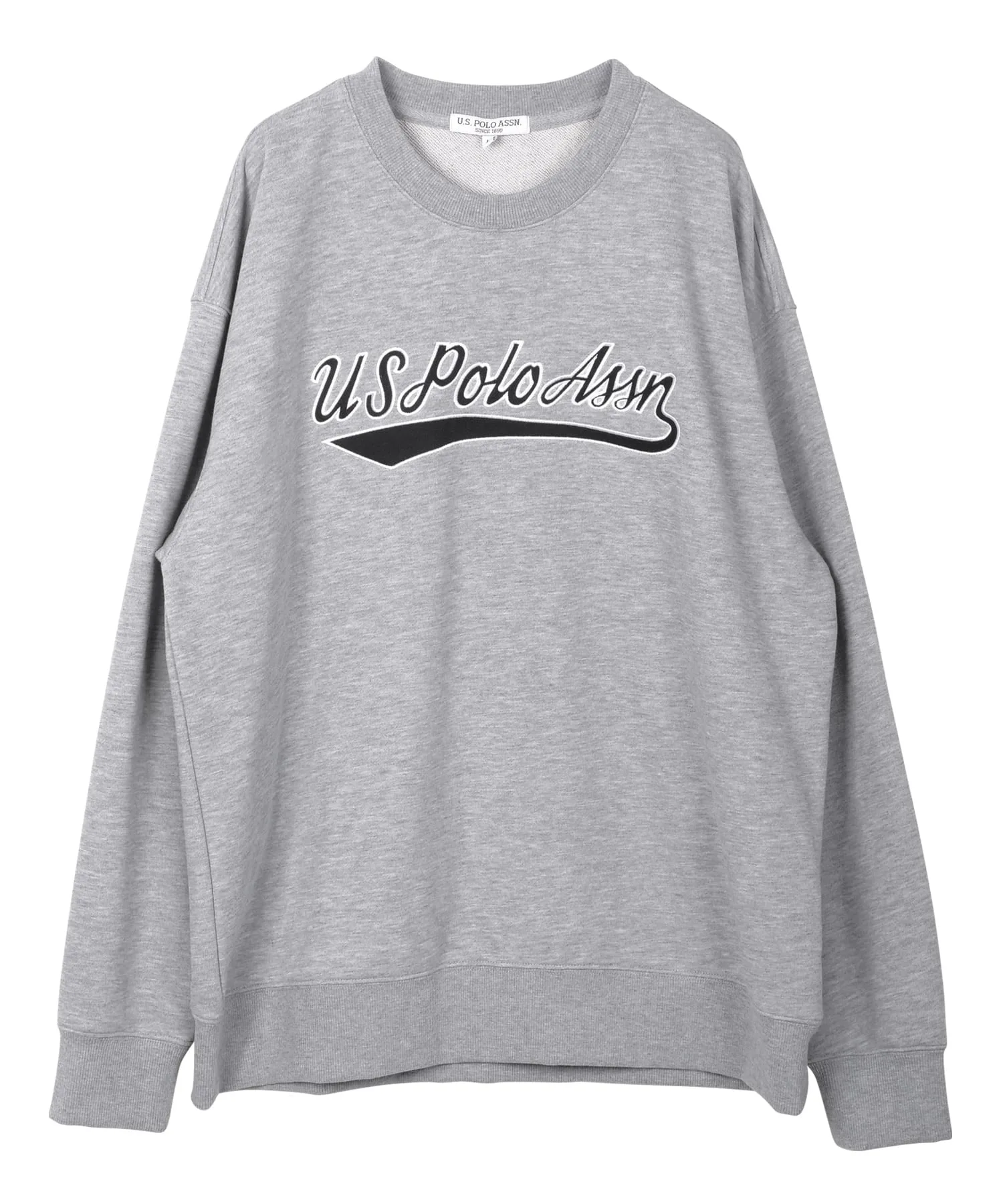 Свитшот с круглым вырезом, US.POLO ASSN. U.S. Polo Assn., B Heather Gray — фото 3