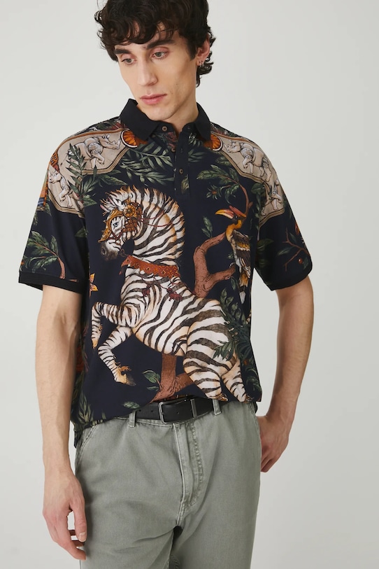 

Хлопковая поло Medicine, черный