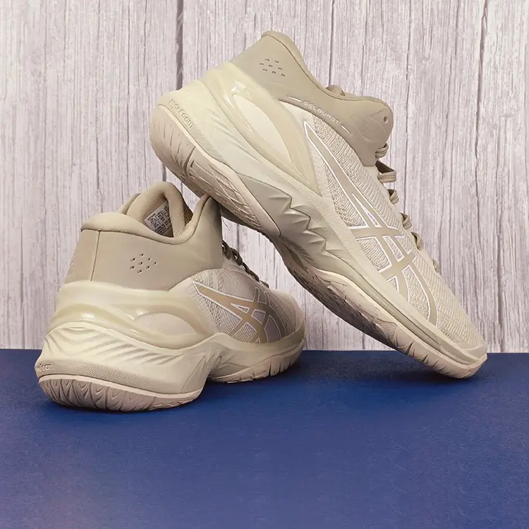 Gel Burst 28 Low Top Баскетбольные Кроссовки Мужские Бежевый/Коричневый Asics — фото 4