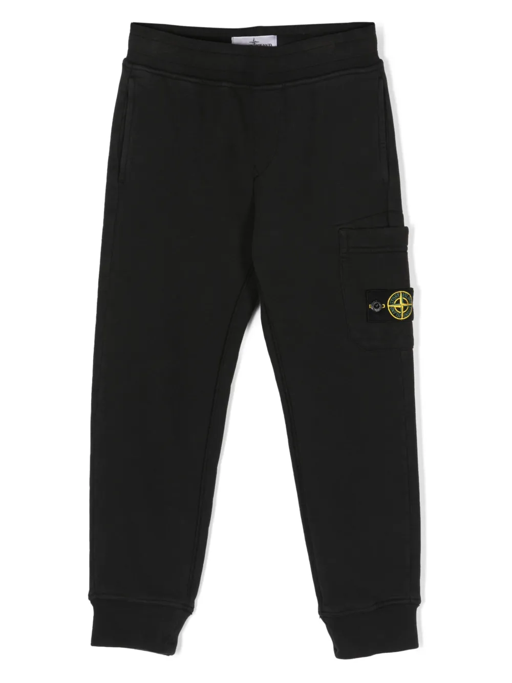 

Спортивные брюки с нашивкой Compass Stone Island Junior, черный