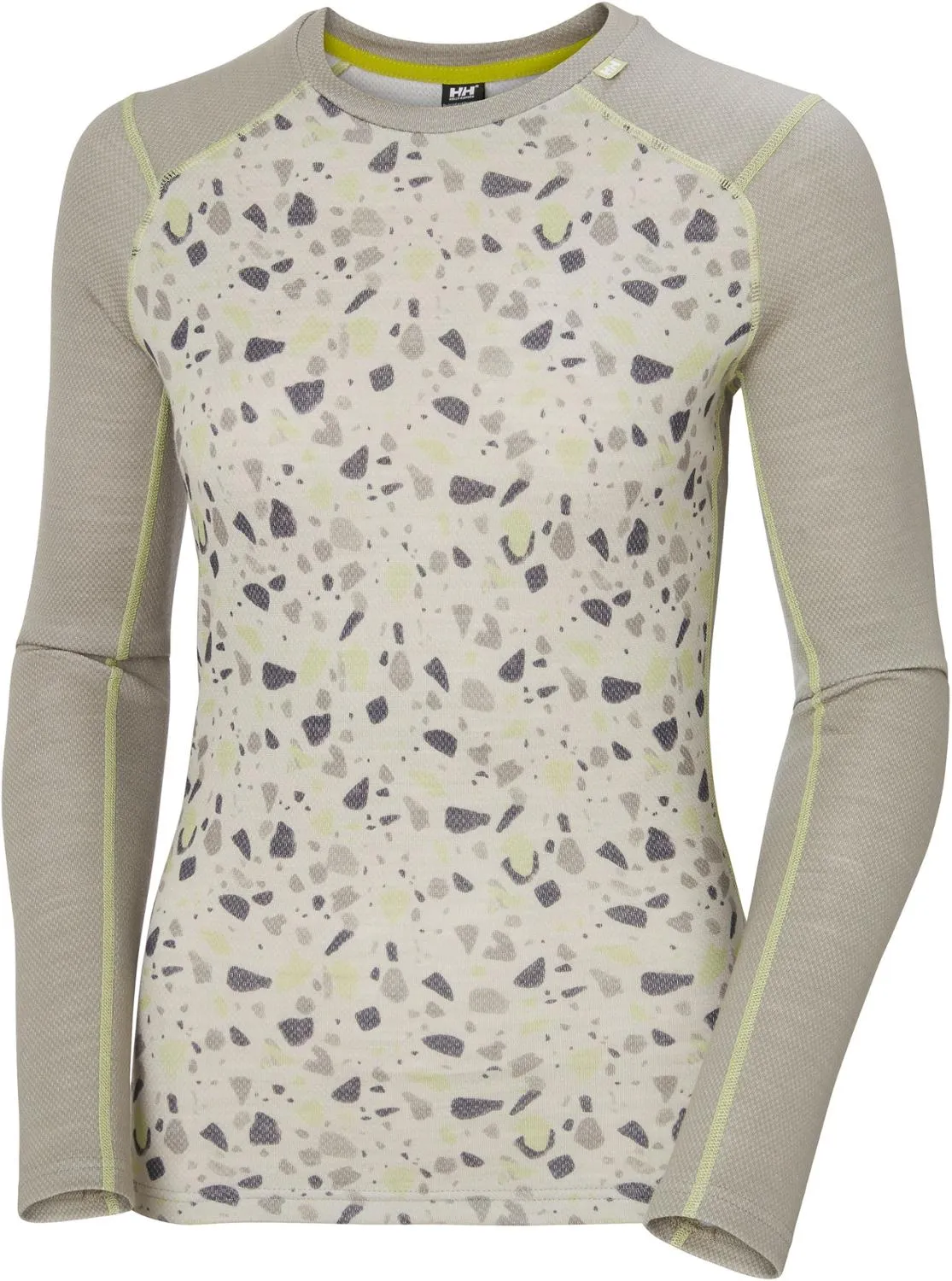 

LIFA Merino Midweight Графический Базовый Слой Топ Helly Hansen, Terrazzo Granite
