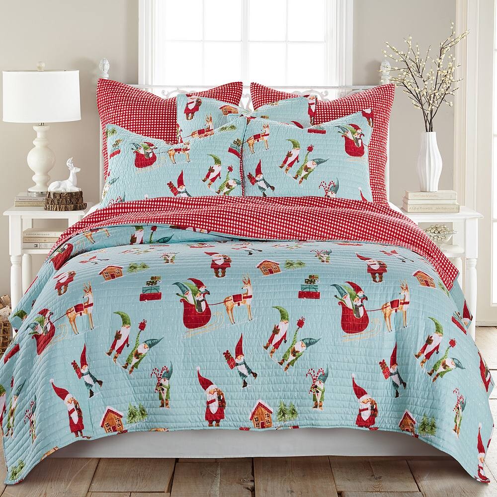 

Levtex Home Веселый и яркий гномик на праздник Одеяло или шампанское, мультиколор