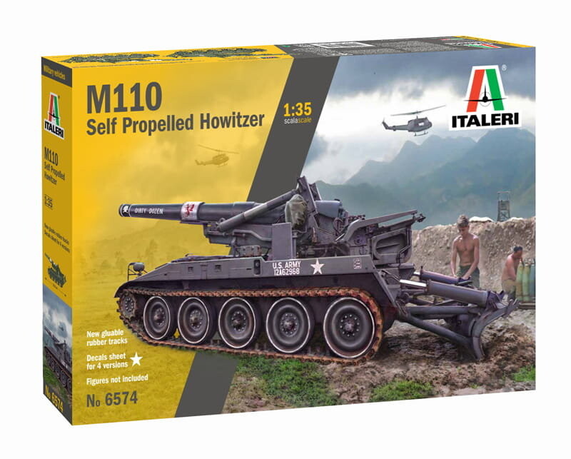 

M110 (Самоходная гаубица) 1:35 Italeri 6574