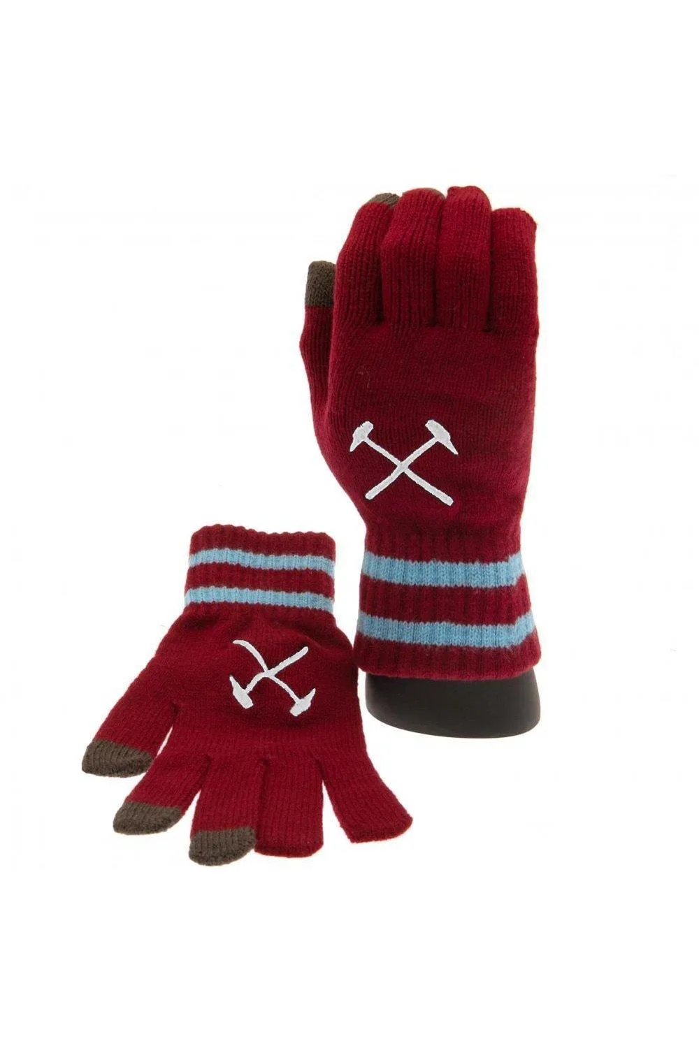 

Вязаные перчатки Crest Touch West Ham United FC, красный