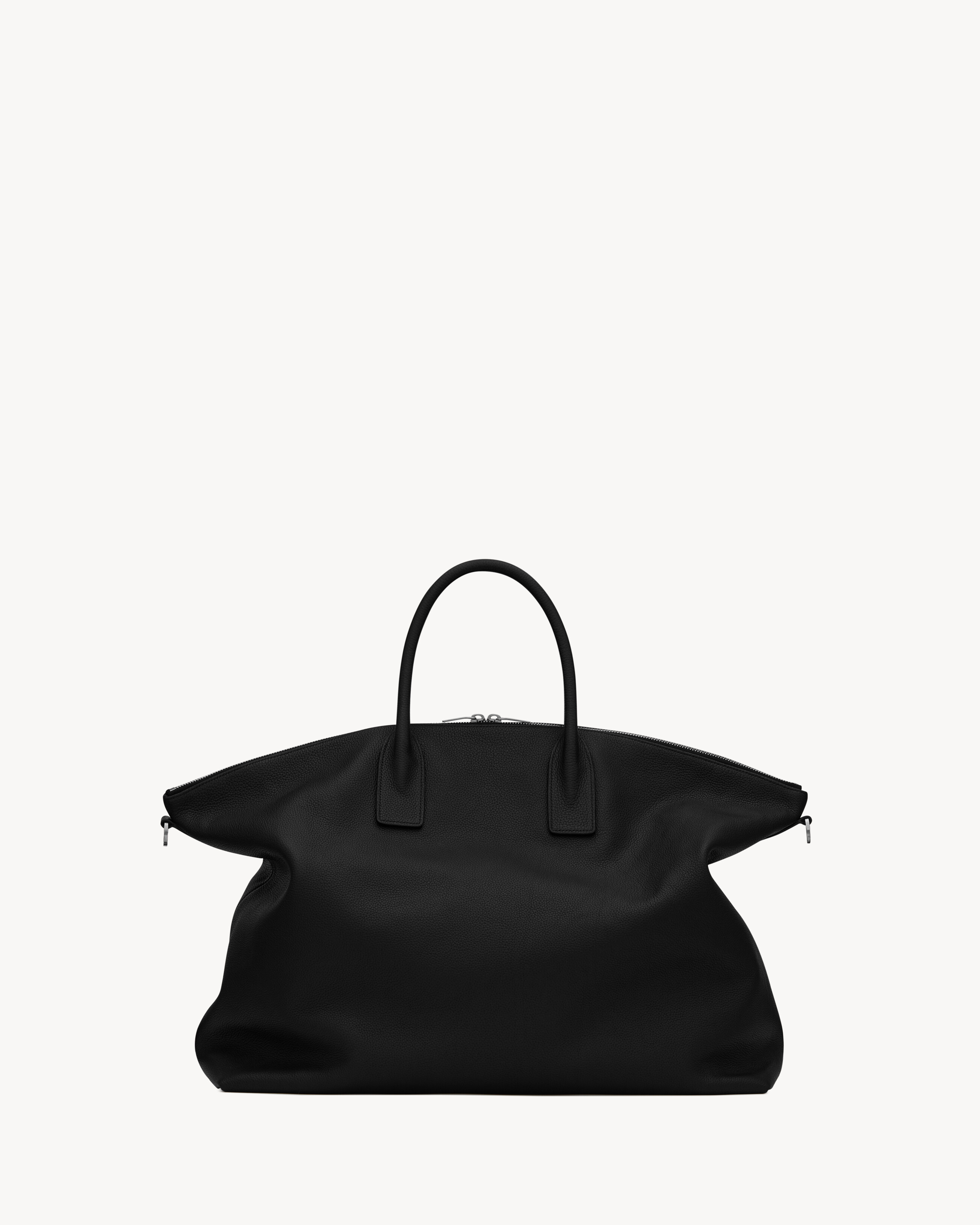Сумка GIANT BOWLING из мягкой зернистой кожи Saint Laurent, черный — фото 2