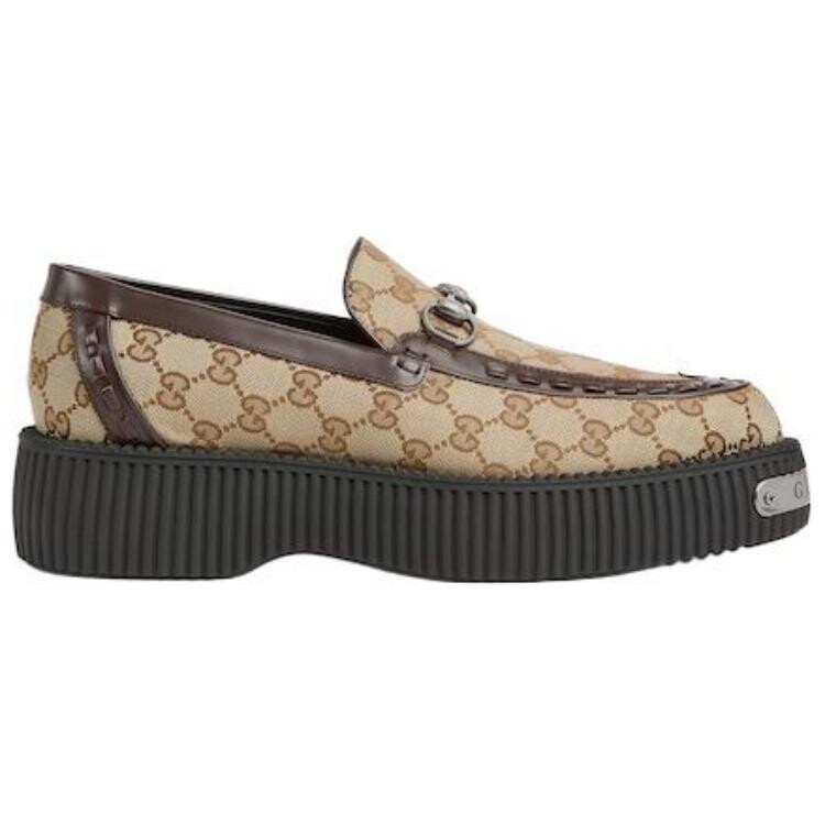 Лоферы мужские Gucci, коричневый — фото 2