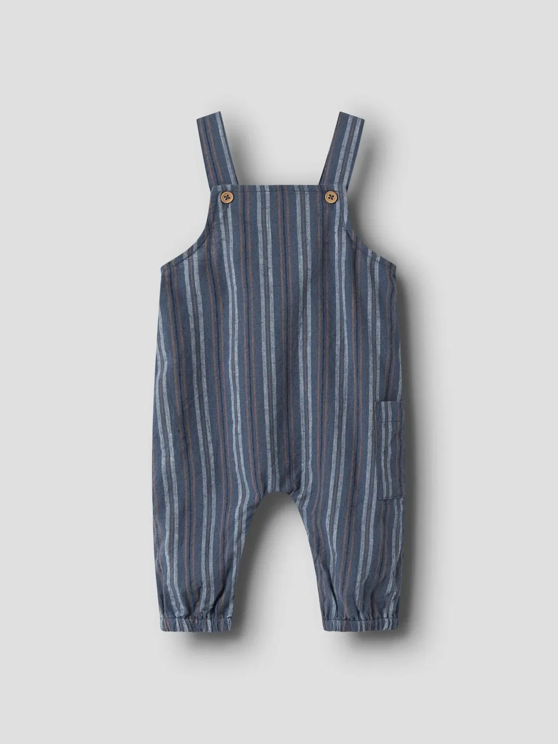 Комбинезон из шамбре, Name it, vintage indigo — фото 3