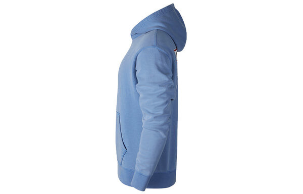 Толстовка Air Jordan MENS Logo Print Long Sleeve Blue, синий — фото 3