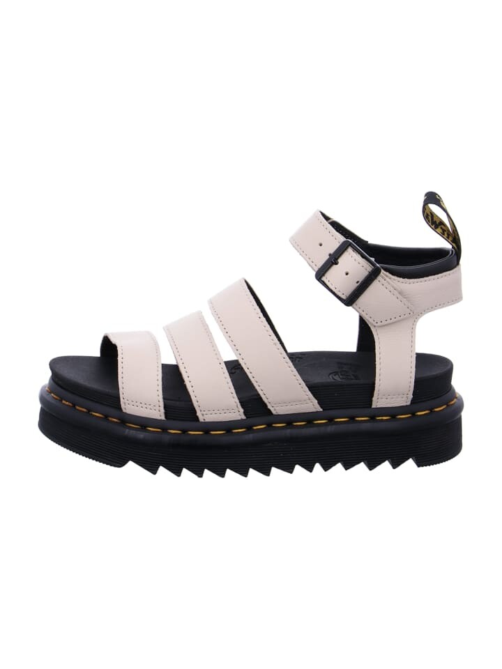 

Сандалии на плоской подошве Dr Martens Plateau Sandaletten, бежевый