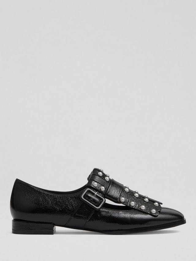 LKB London Zig кожаные лоферы L.K.Bennett, Black