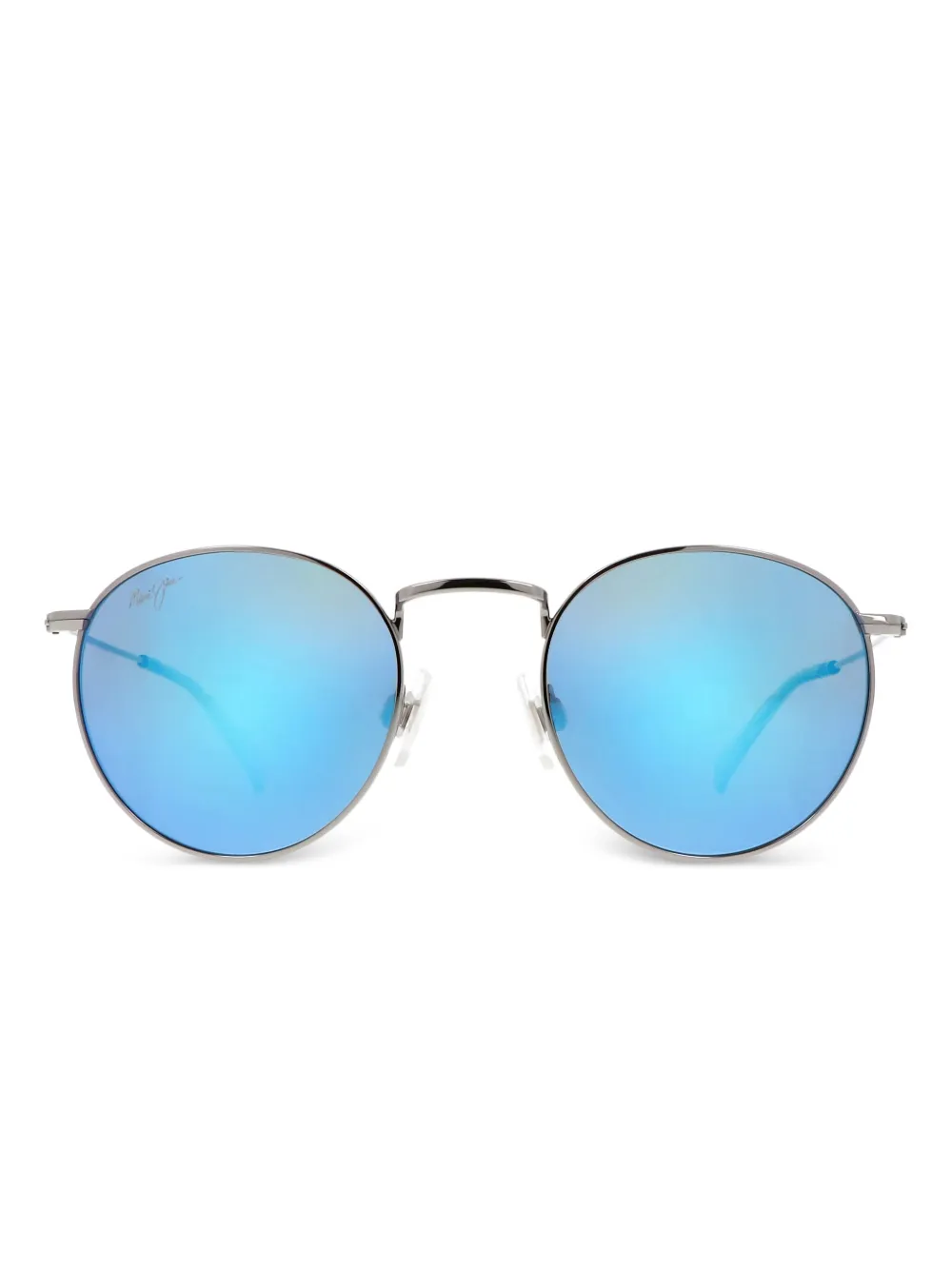 

Солнцезащитные очки Pūkaua в круглой оправе Maui Jim, серебристый