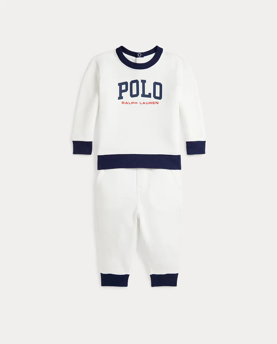 

Спортивный комплект для мальчика с логотипом Polo Ralph Lauren, белый