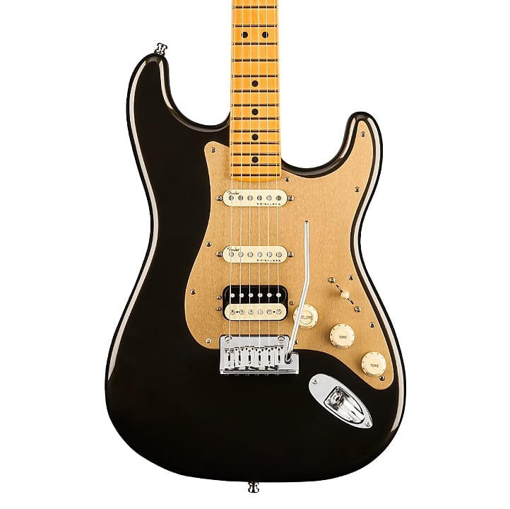 

Электрогитара Fender American Ultra Stratocaster HSS with Maple Fretboard 2022 - Texas Tea