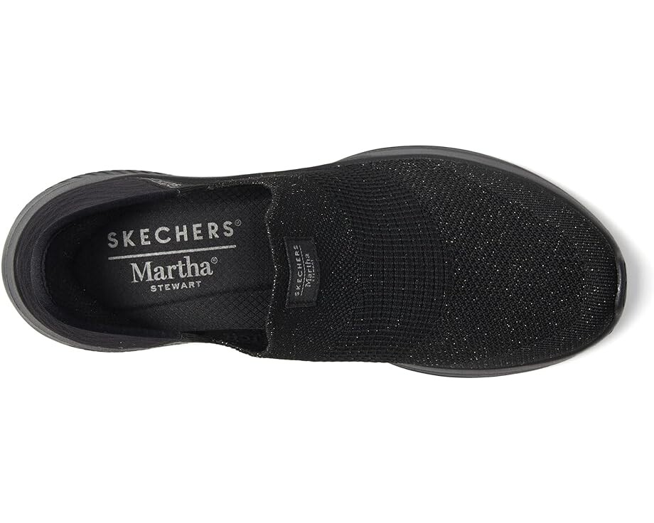 Кроссовки SKECHERS Martha Stewart Ultra Flex 3.0 - Neptune Hands Free Slip-Ins, цвет Black/Black — фото 2