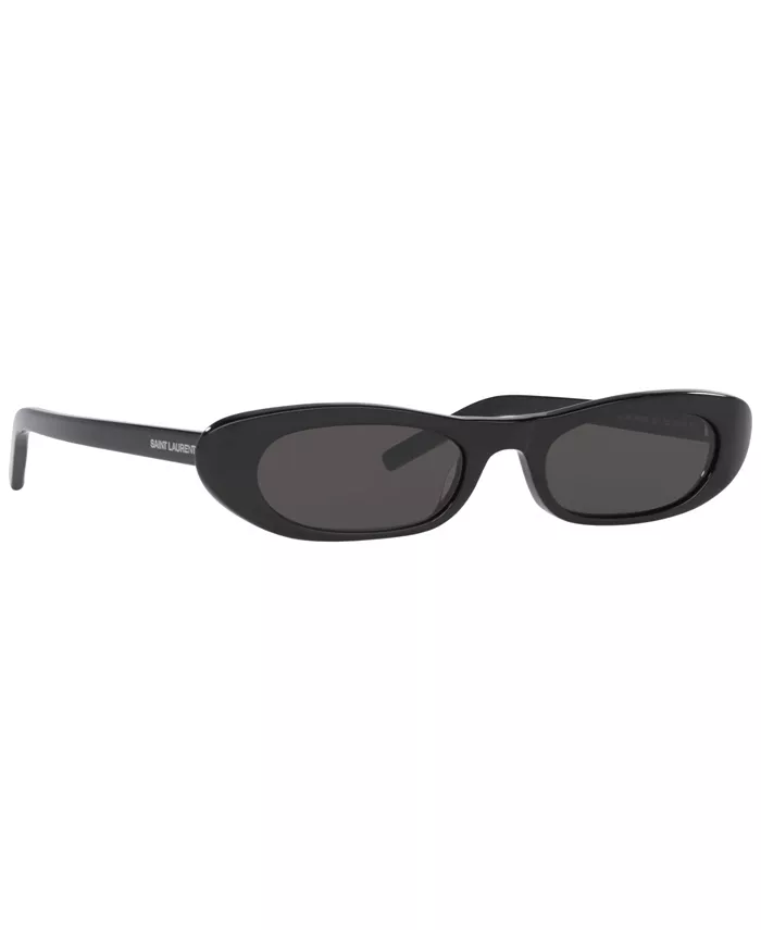 Женские солнцезащитные очки, SL 557 Shade Saint Laurent, черный — фото 4