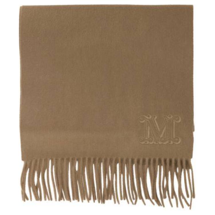 

MaxMara Вышитый шарф с бахромой Max Mara, Brown