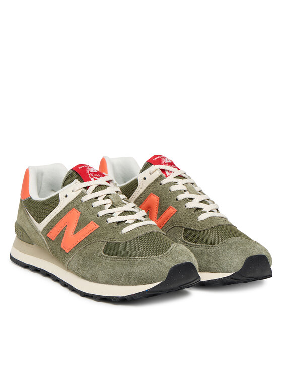 Кроссовки U574BGR New Balance, хаки — фото 2