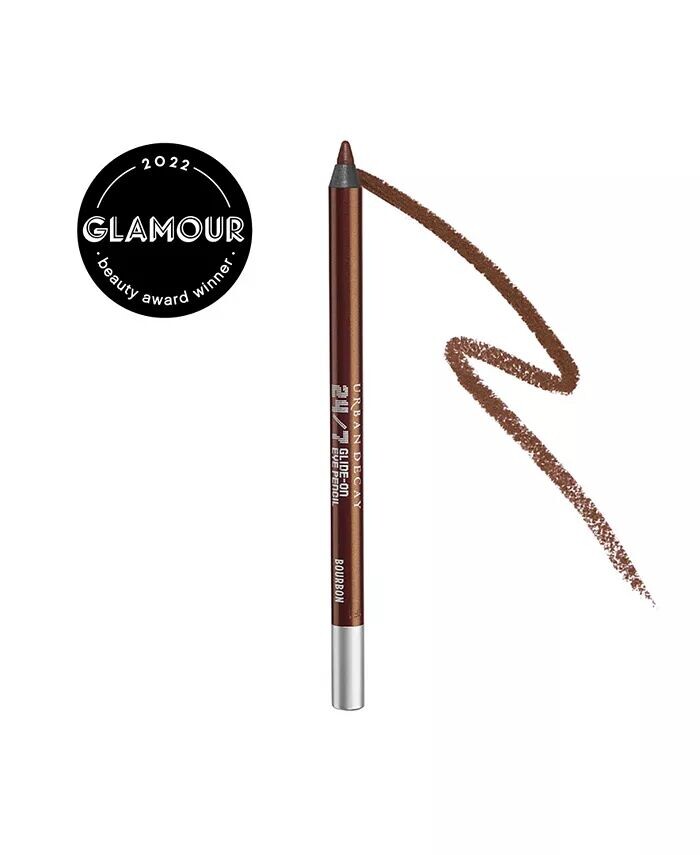 Водостойкая подводка для глаз 24/7 Urban Decay, цвет Bourbon (glimmering dark brown shimmer) — фото 2