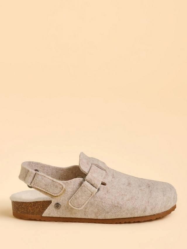 Арктические плюшевые тапочки Brakeburn, Cream