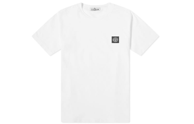 

STONE ISLAND Детская футболка, Белый