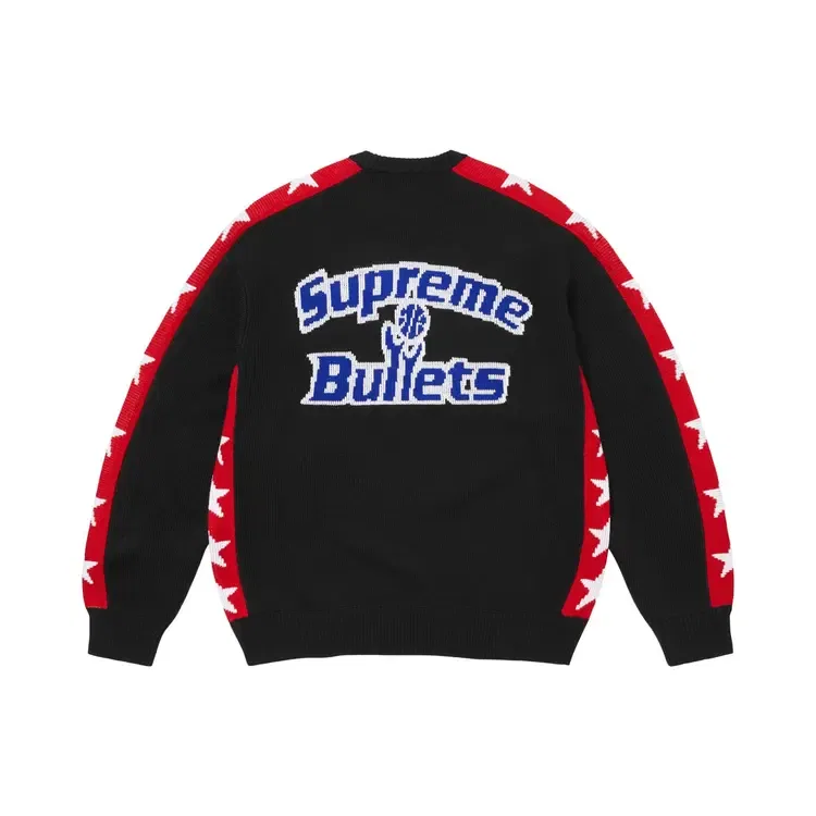 Свитер Supreme x Mitchell & Ness Teams, черный — фото 2