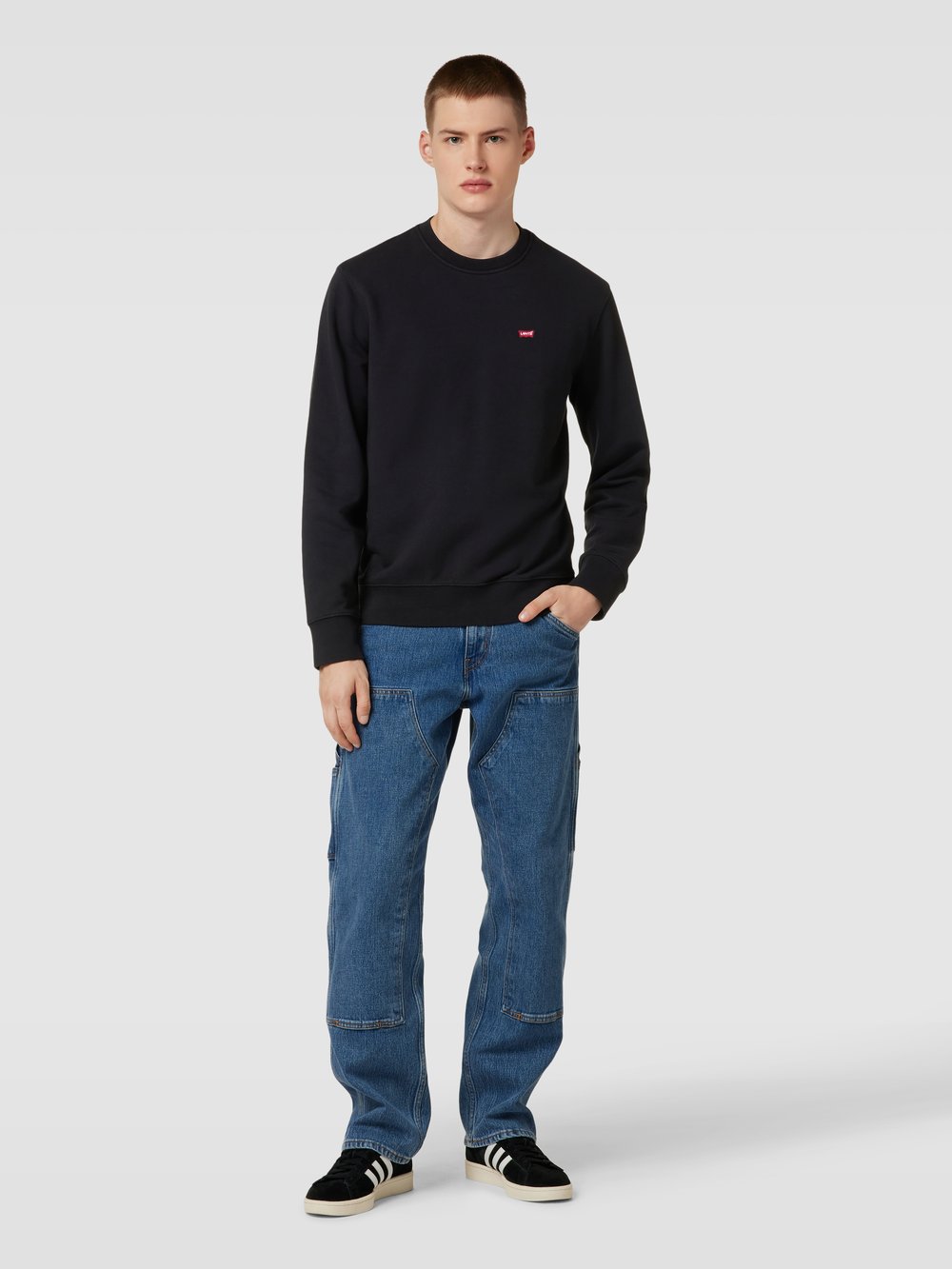 

Толстовка с нашивкой-лейблом Levi's, черный