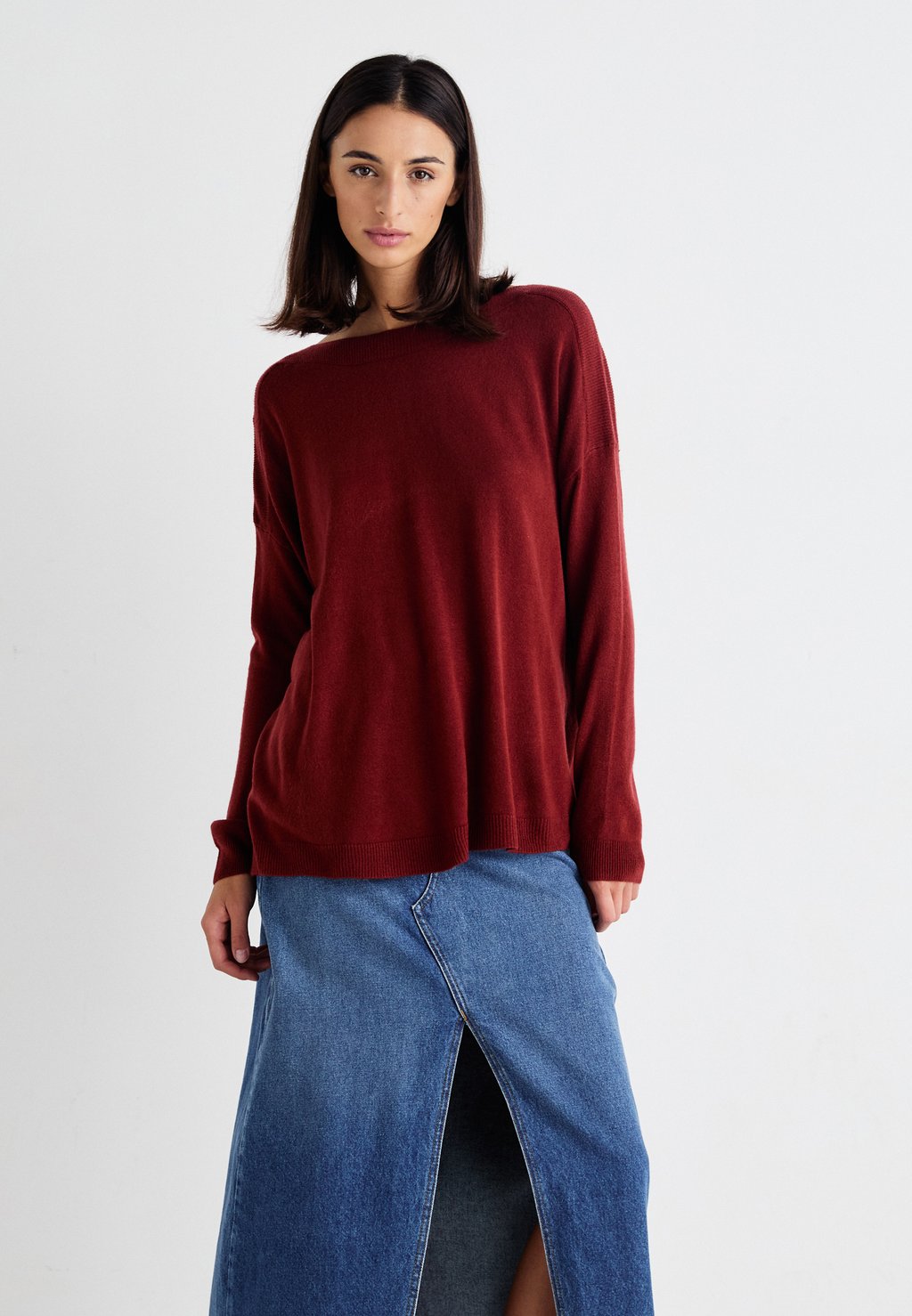 

Джемпер ONLAMALIA BOATNECK ONLY, красный