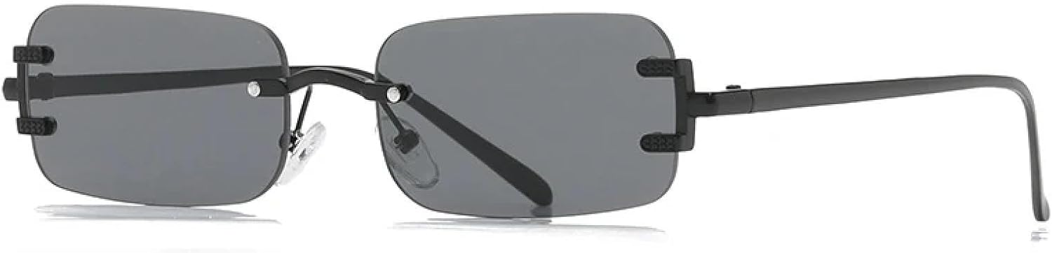 

Солнцезащитные очки с защитой от УФ-излучения UV400 | Без оправы из металла | Для женщин и мужчин | Для занятий спортом на открытом воздухе и вождения DSVIGF, Black Black