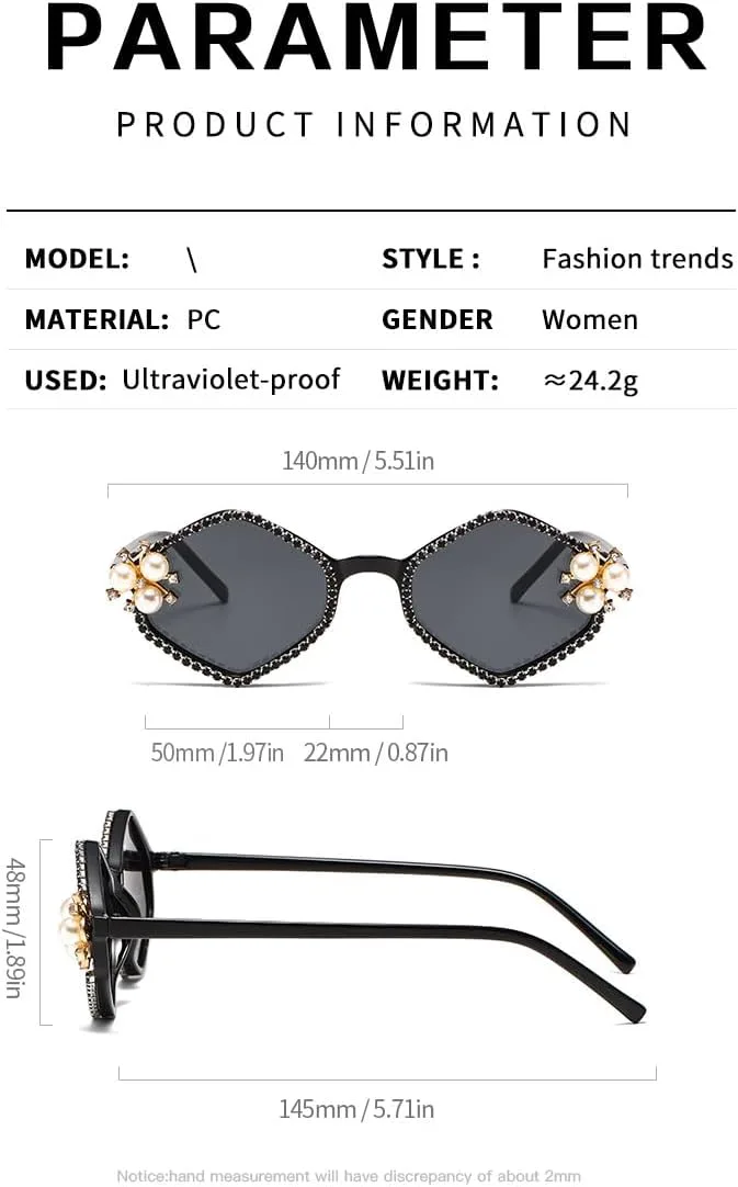 

Солнцезащитные очки в ретро-стиле в маленькой оправе, женские солнцезащитные очки «кошачий глаз», очки в маленькой оправе с бриллиантовым декором Gksbnck, C5