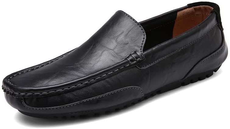 

Мужские повседневные лоферы с Slip-on для легкой одежды и кожаные бизнес-мокасины для повседневных прогулок, вождения и многого другого Zestrelax, черный