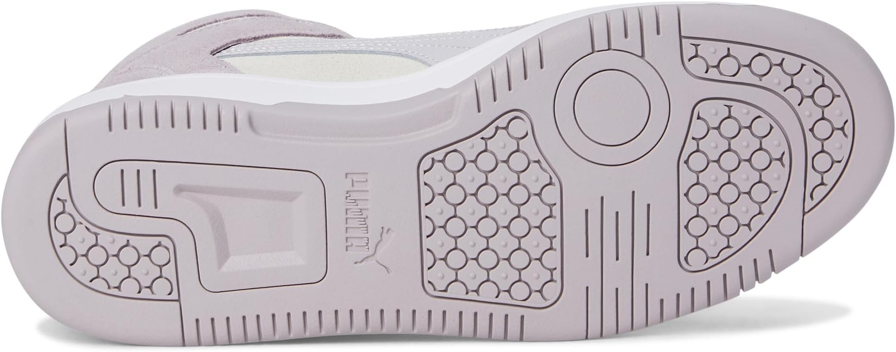 Кроссовки PUMA Rebound Layup Stone, цвет Feather Gray/Marble/Puma Team Gold — фото 3