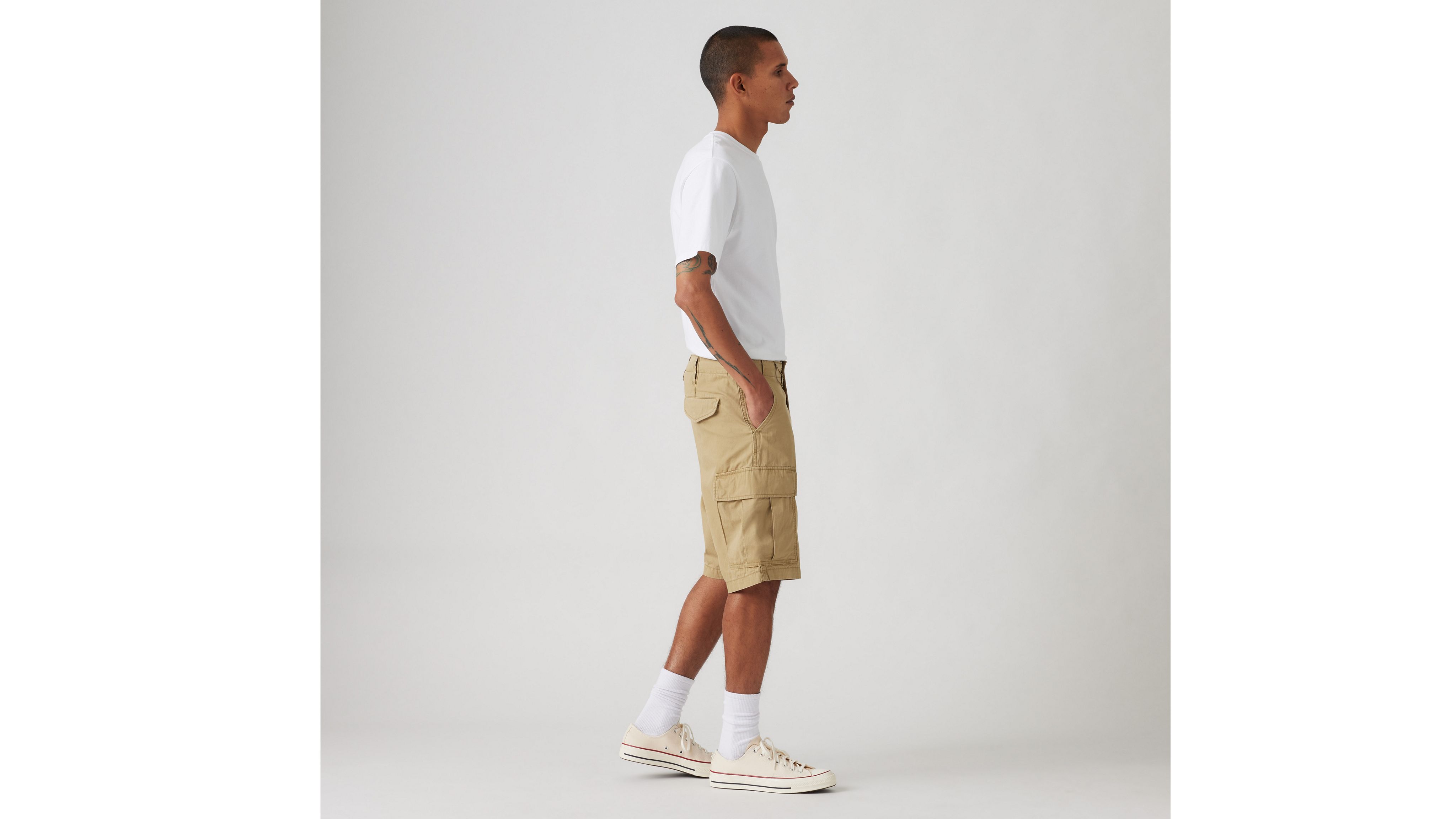 Легкие мужские шорты Carrier Cargo Levi's, цвет Harvest Gold - Tan — фото 3