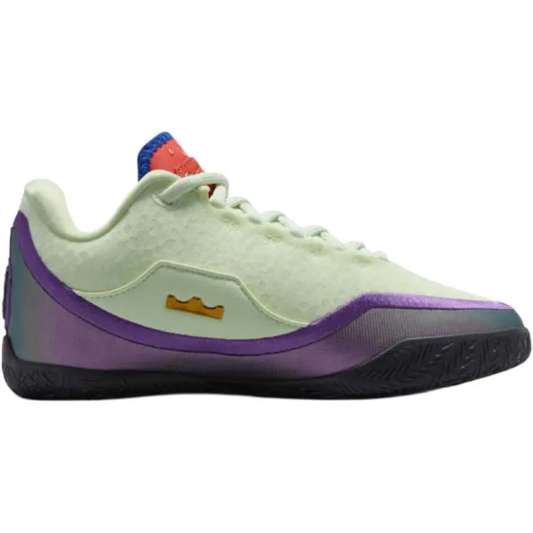 Nike Детские баскетбольные кроссовки Lebron 23 Low top Lime Green Purple — фото 3