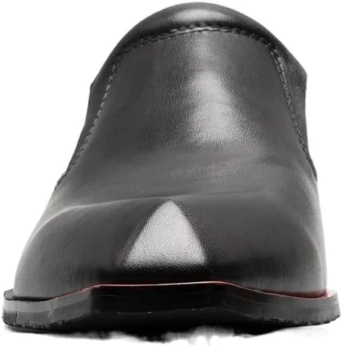 Лоферы мужские кожаные, Loafers, Black EXAMEEEU — фото 2
