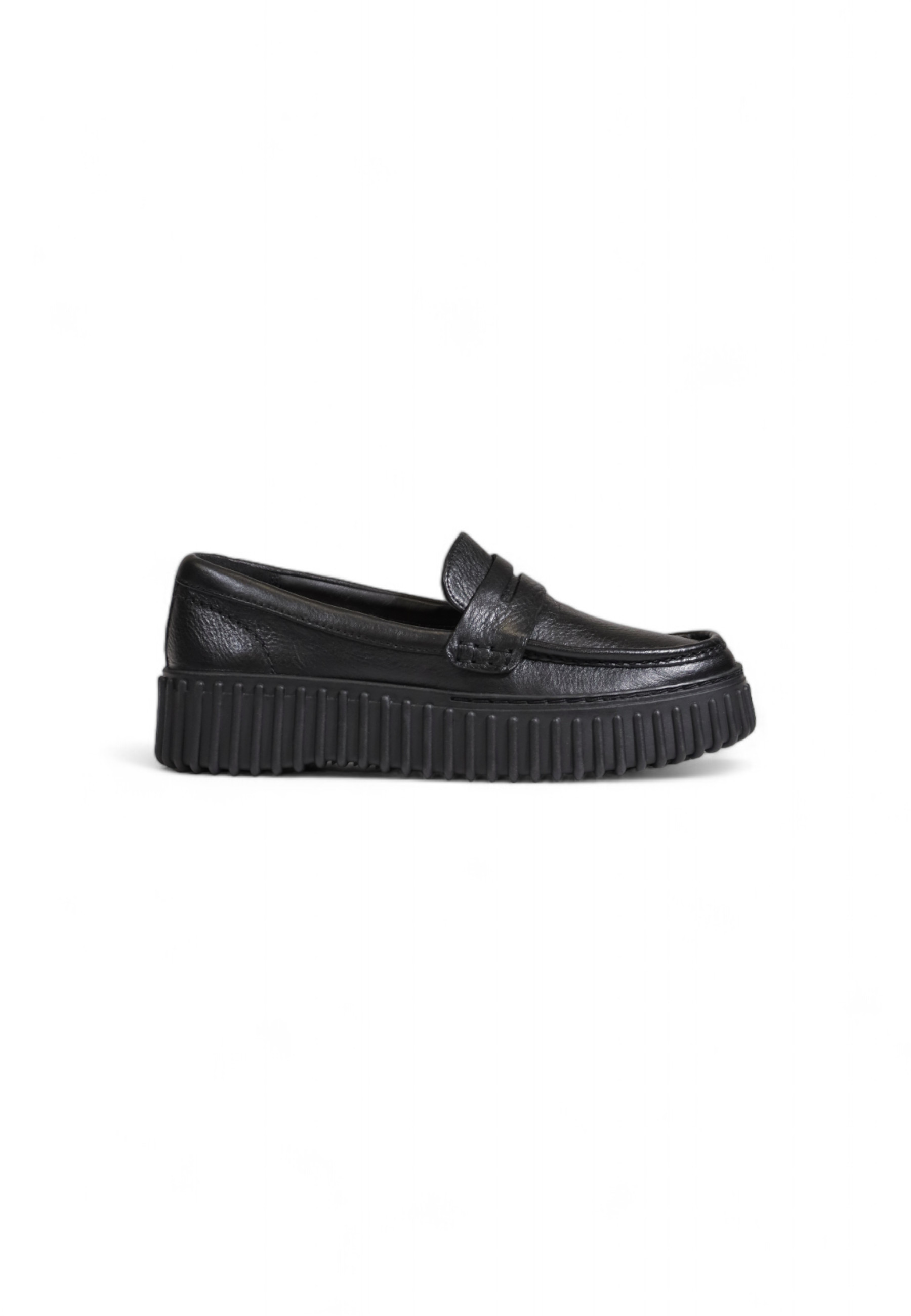 Мокасины Clarks кожаные, черный