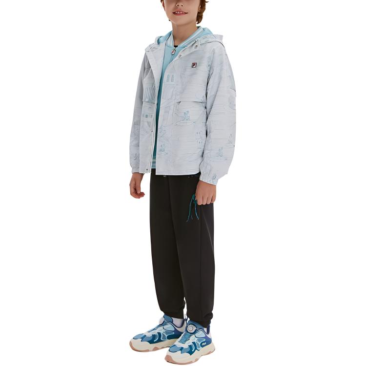 Куртка 2-предметный комплект с принтом подростки FILA KIDS, 2-Piece Set (All-Over Print) — фото 3