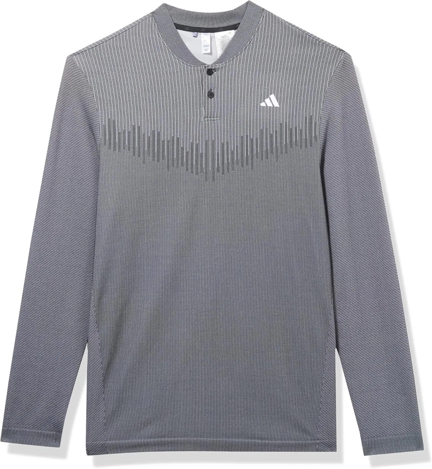 Adidas Ultimate365 Tour Primeknit мужская поло с длинным рукавом, черный