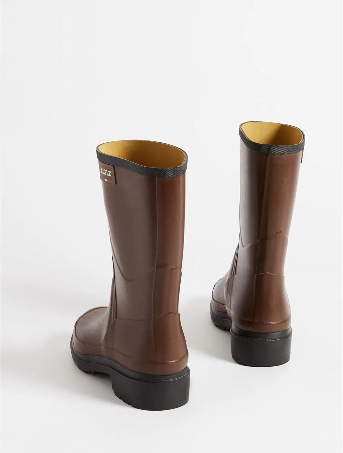 Мужские резиновые ботинки Aigle Bison 2, Brown — фото 3