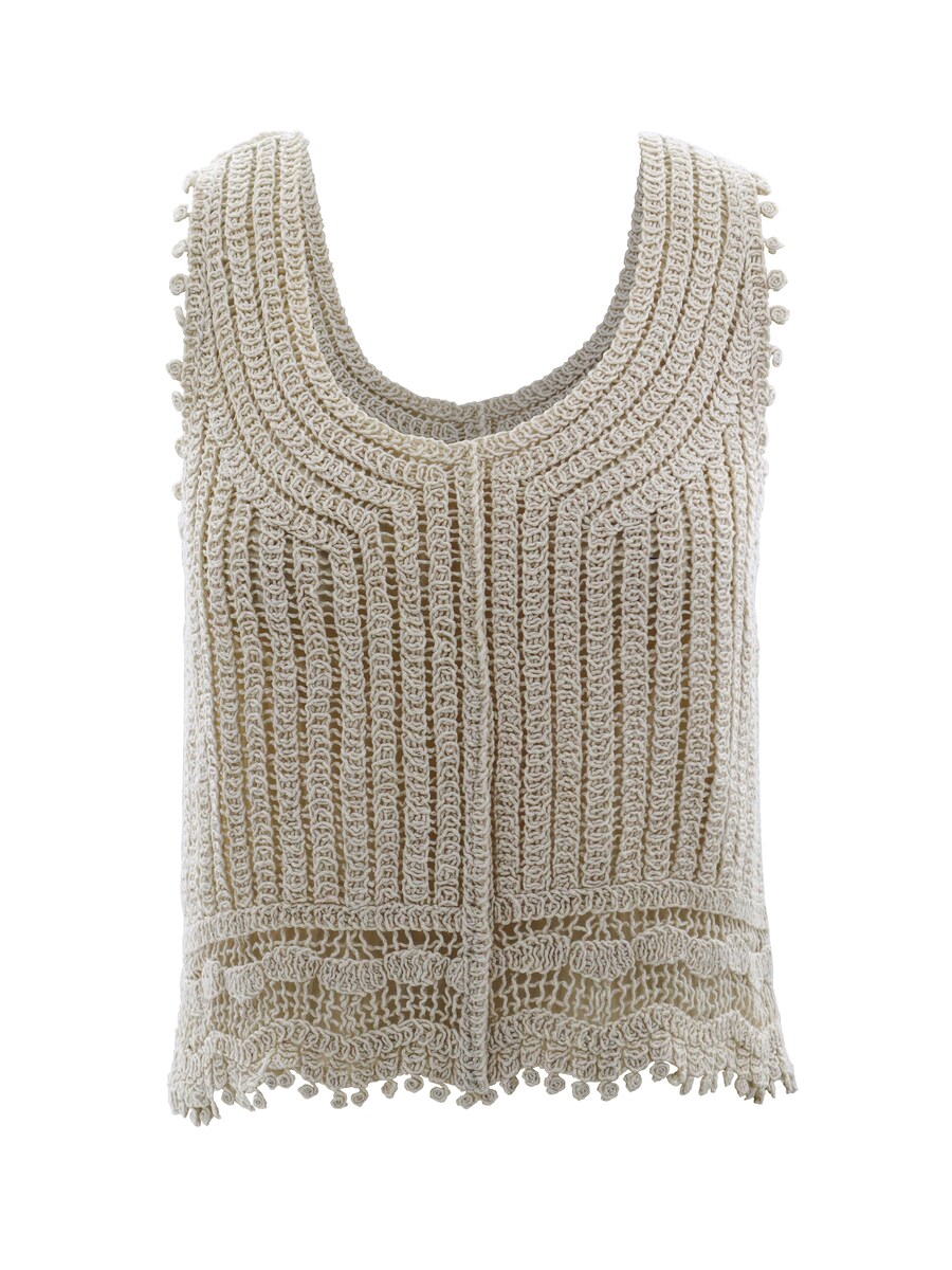 

Вязаный топ AIKI KEYLOOK Knitted Top, цвет chamois