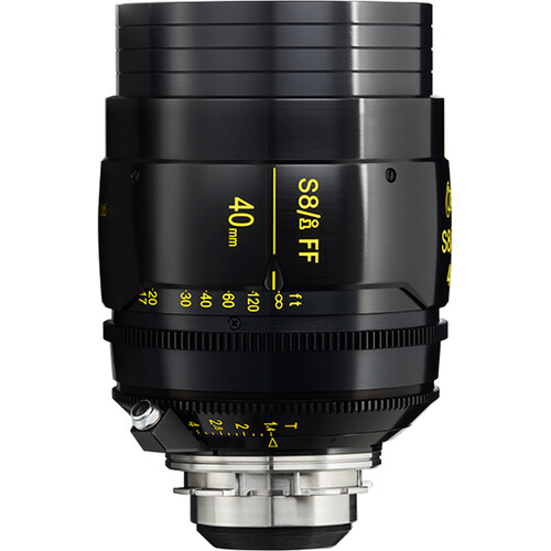 

Полный кадр Cooke S8/i Plus 40 мм T1.4 с фиксированным объективом (ARRI PL, футы/метры)
