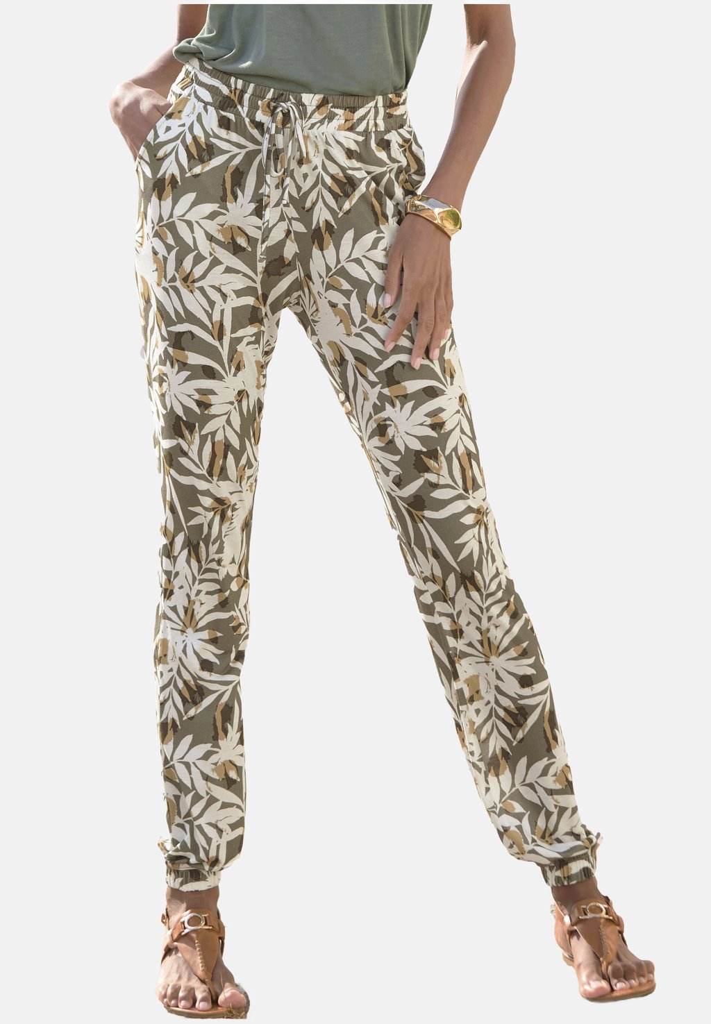 

Брюки JERSEYHOSE Vivance, зеленый