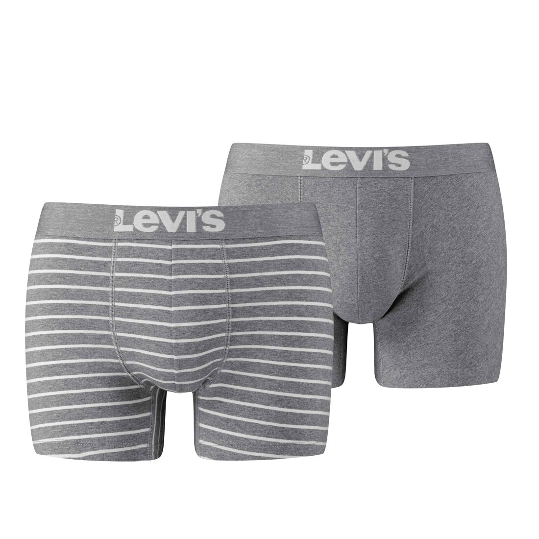 

Боксеры Levi´s BoxershortsVintage Stripe YD Bin758 - middle grey mélange, цвет BoxershortsVintage Stripe YD Bin758 - middle grey mélange