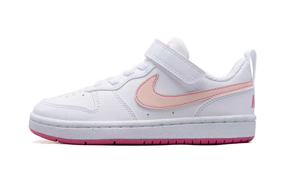 

Детские кроссовки для скейтбординга Nike Court Borough Low PS PS, White/Pink