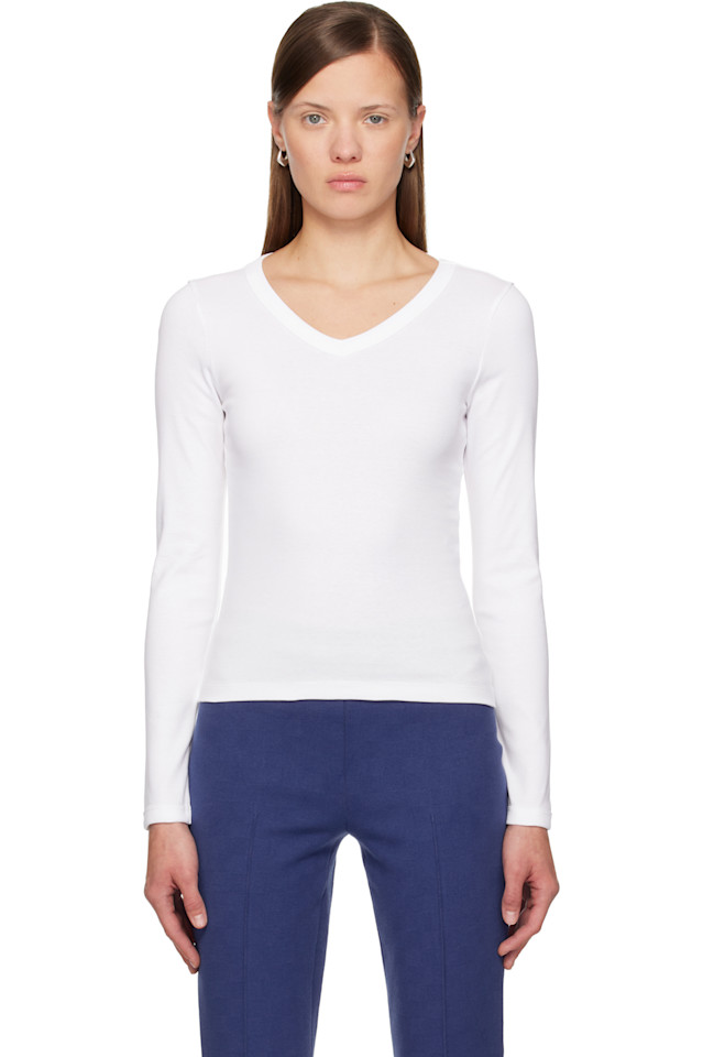 

Футболка с длинными рукавами Jill Flore Flore, белый