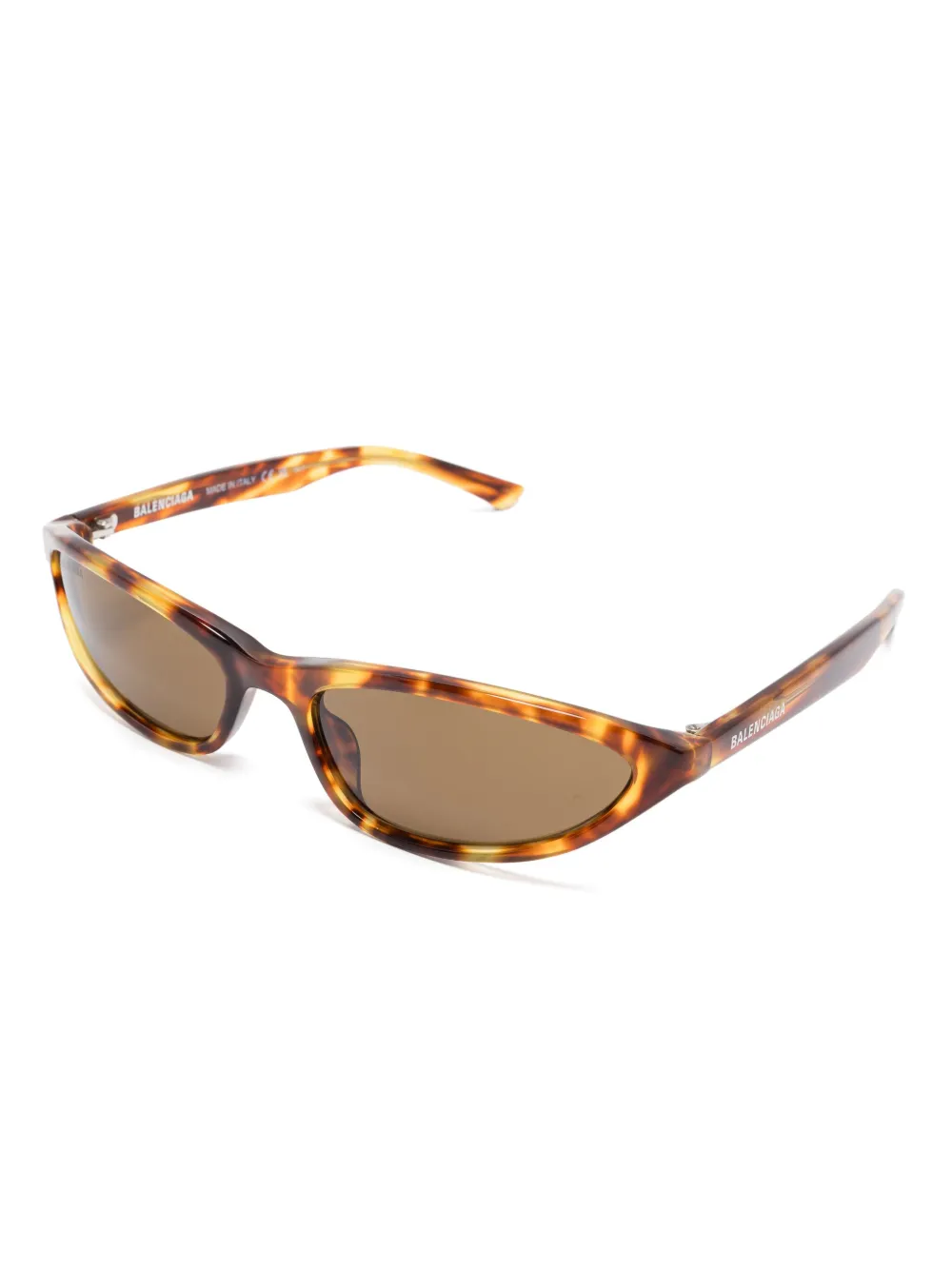 Солнцезащитные очки 0402 Balenciaga Eyewear, коричневый — фото 2