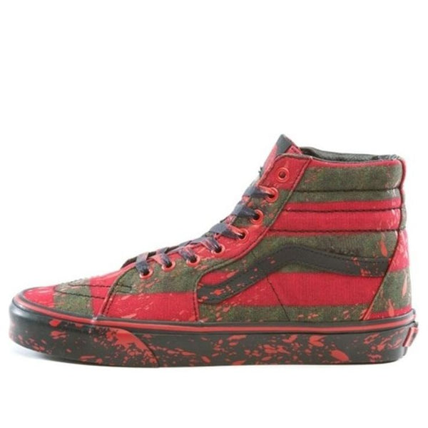 

Кроссовки house of terror x sk8-hi 'the nightmare on elm street' Vans, красный