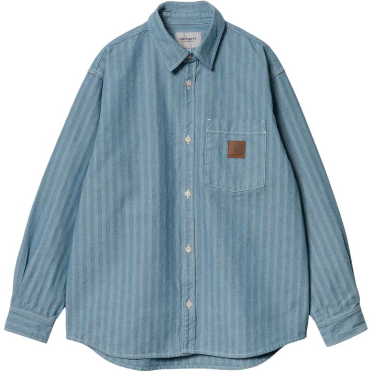 

Куртка-рубашка Menard Carhartt WIP, синяя, Синий, Куртка-рубашка Menard Carhartt WIP, синяя